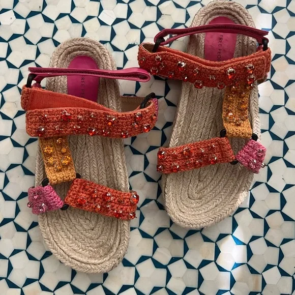 Free people Malibu Sunset Sandals size 39/9 - Picture 2 of 5